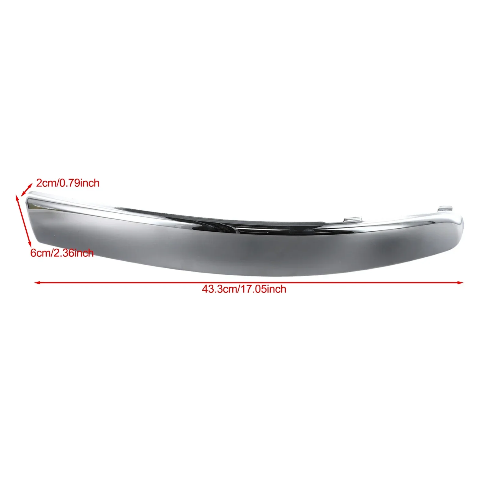 

Car Light Assembly Bumper Moulding For Fiat Stylish Chrome Appearance Electroplated Silver Plating Exact Fit For 2007-2015