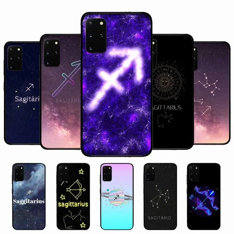 Constellation Sagittarius Phone Case for Samsung S10 21 20 9 8 plus lite S20 UlTRA 7edge