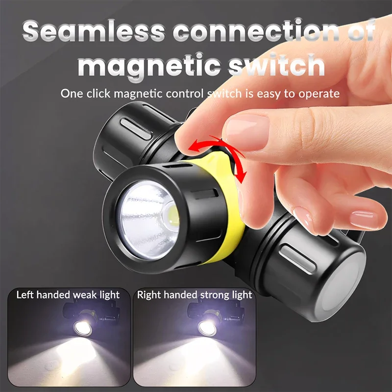 Professional LED Scuba Diving Headlamp 1000LM LED Headlight 50M Underwater IPX8 Waterproof Dive Projection 18650/21700 Torch