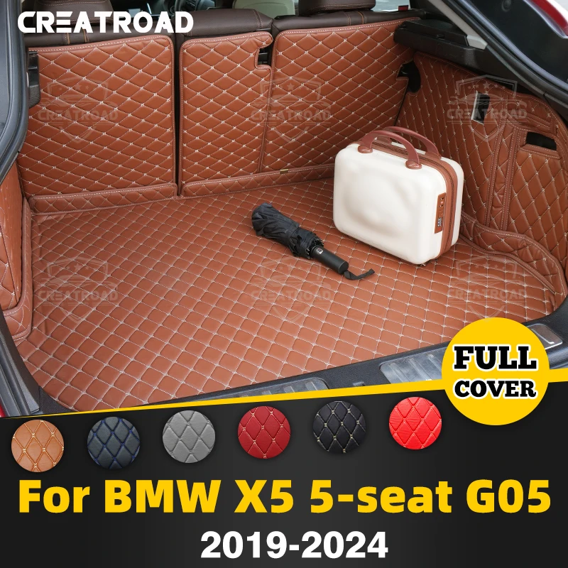 

CREATROAD For BMW X5 5-seat G05 2019-2024 2023 Auto Full Coverage Trunk Mat Car Protective Pad Cargo Liner Interior Accessories