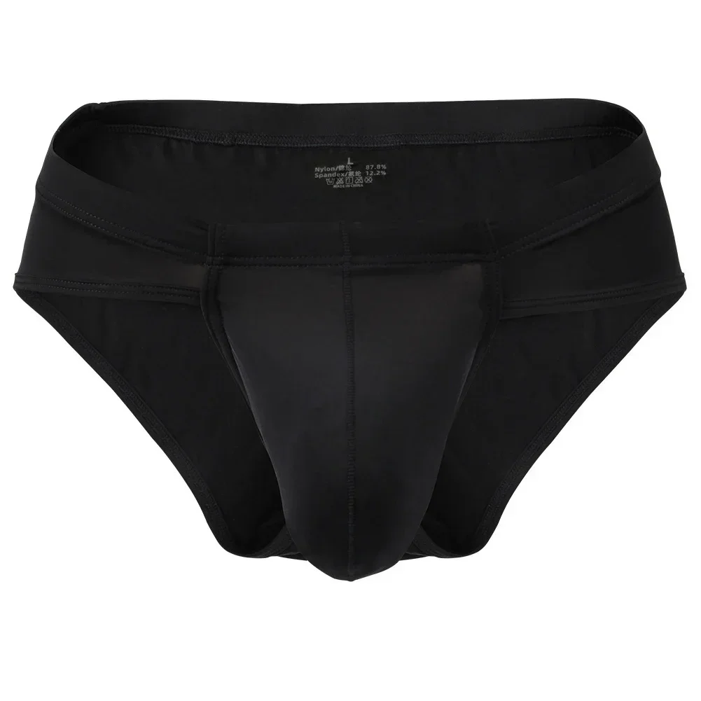 Breathable Trunks Low Rise Underwear Soft Material Solid Color Breathable Fabric Classic Theme Ice Silk Material