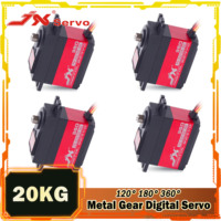 JX PDI-6221MG 20KG 180° 360° Servo Digital Metal Gear Motor 4.8V-6V for 1/10 1/8 RC Drift Car Buggy Crawler Model Toy Plane Boat