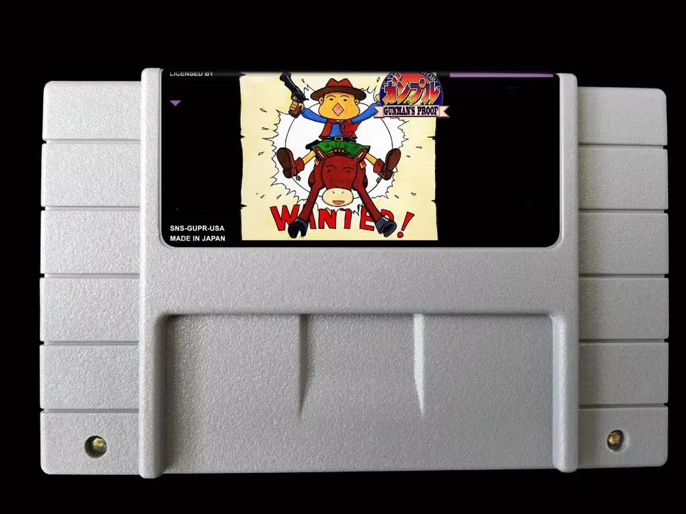 

16Bit Games ** Gunman's Proof ( USA Version!! English translation!! )