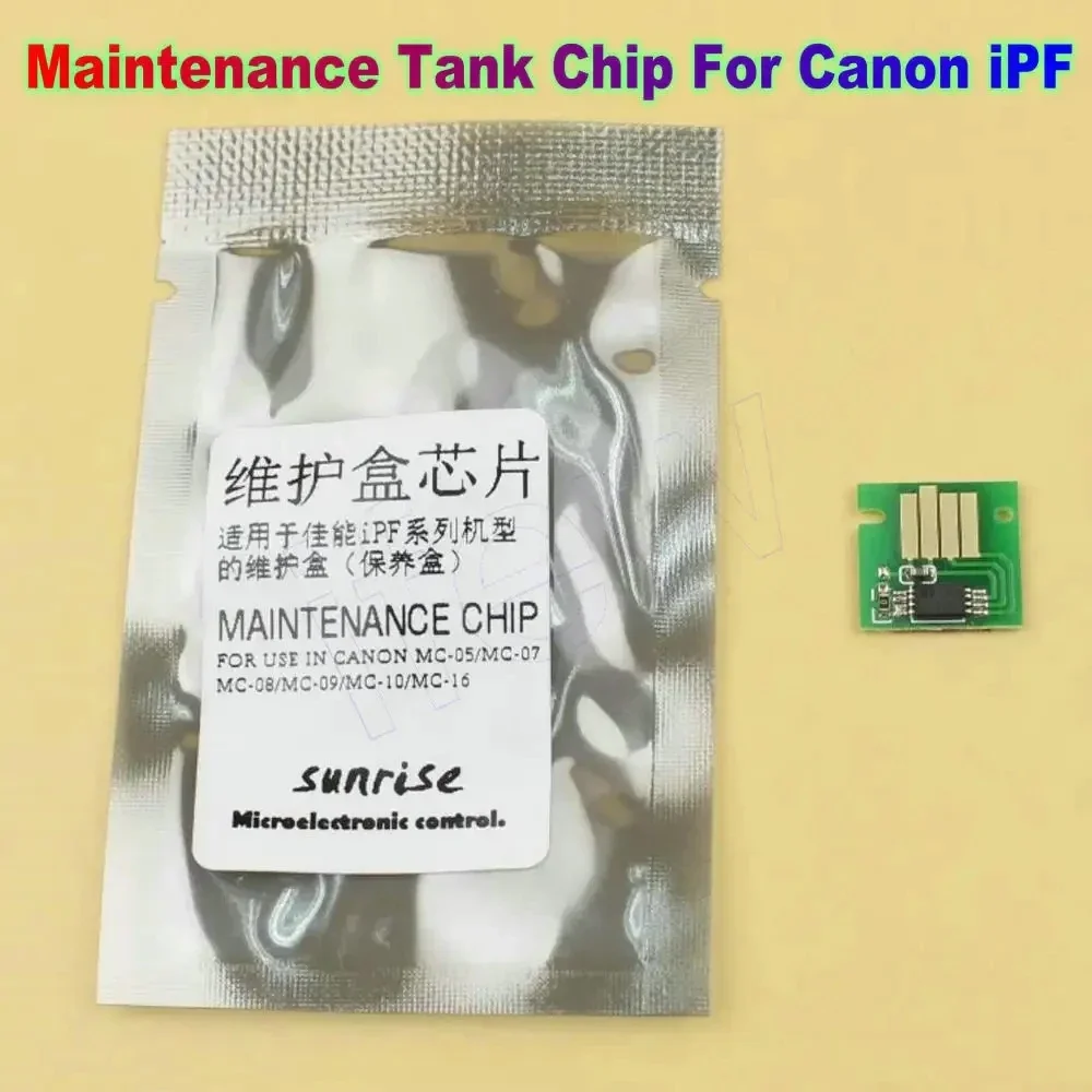 

IPF770 IPF670 MC-08 Waste Maintenance Tank Ink Chip For CANON IPF671 IPF680 IPF681 IPF685 IPF686 IPF771 IPF780 Box Chip MC 08 IC