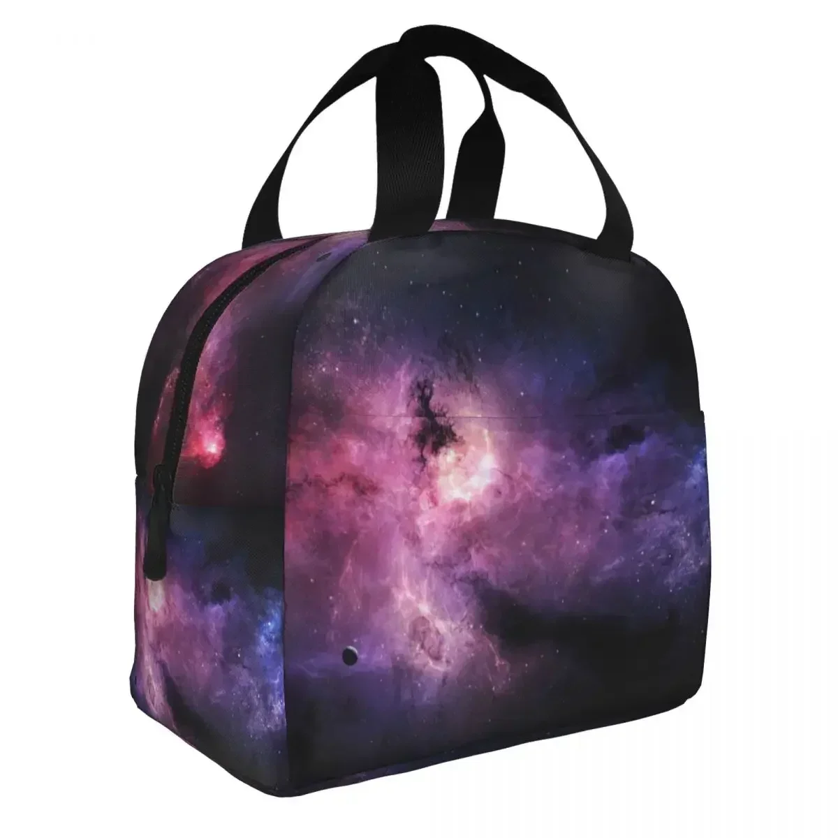 

Galaxy Sky Lunch Bento Bags Portable Aluminum Foil thickened Thermal Cloth Lunch Bag for Women Men Boy