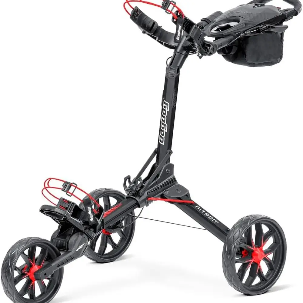 

Тележка для гольфа Nitron красного и черного цвета
