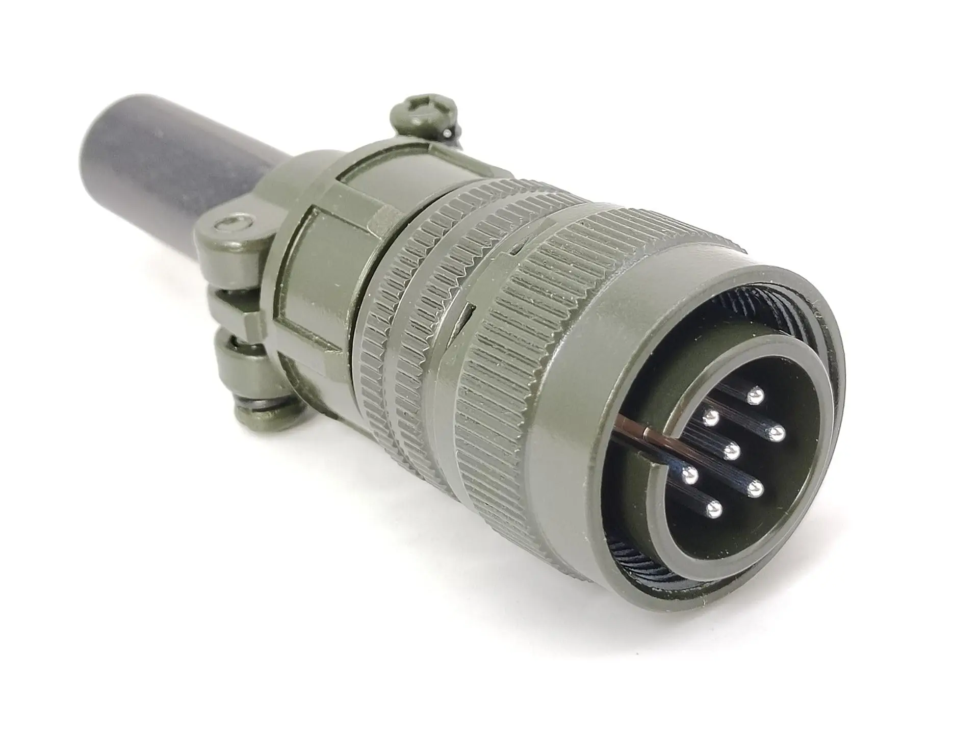 MS3106A16S-1P Male Pins Plug Solder Cup 7 Position Circular Connector