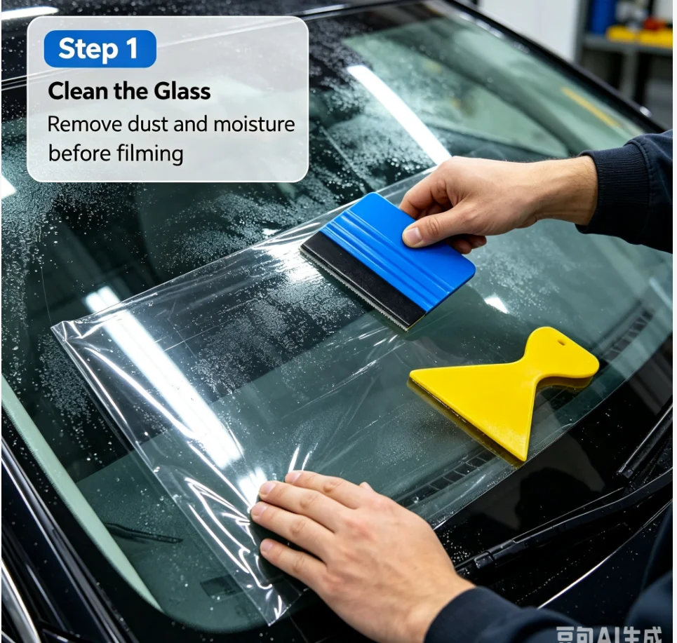 New Car Film Wrap Tool Kit Squeegee Set Vinyl Scraper Cutter for Vehicle Window Tint Car Accessories Wrapping Tools