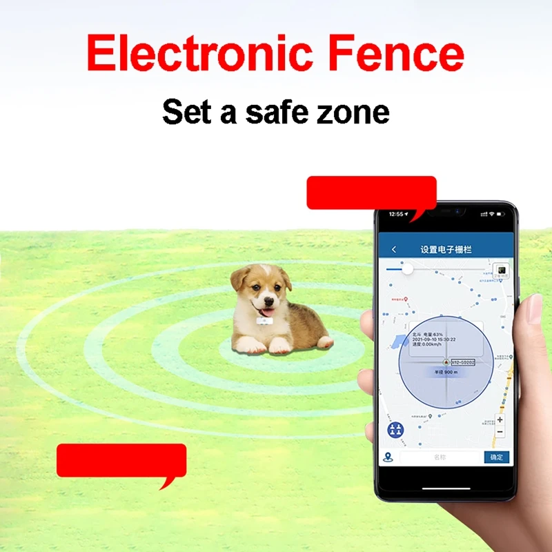 Localizzatore remoto GPS per animali domestici 4G Localizzatore GPS portatile impermeabile IP67 Localizzazione e tracciamento remoto Monitoraggio in tempo reale per cani e gatti
