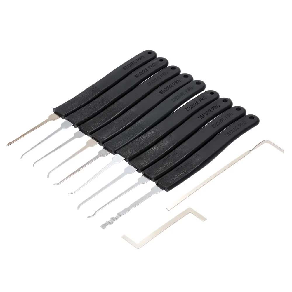 Set di strumenti per aprire rapidamente la serratura della porta Set di strumenti professionali per fabbro con 2 piccole chiavi per la casa \u0026amp Living