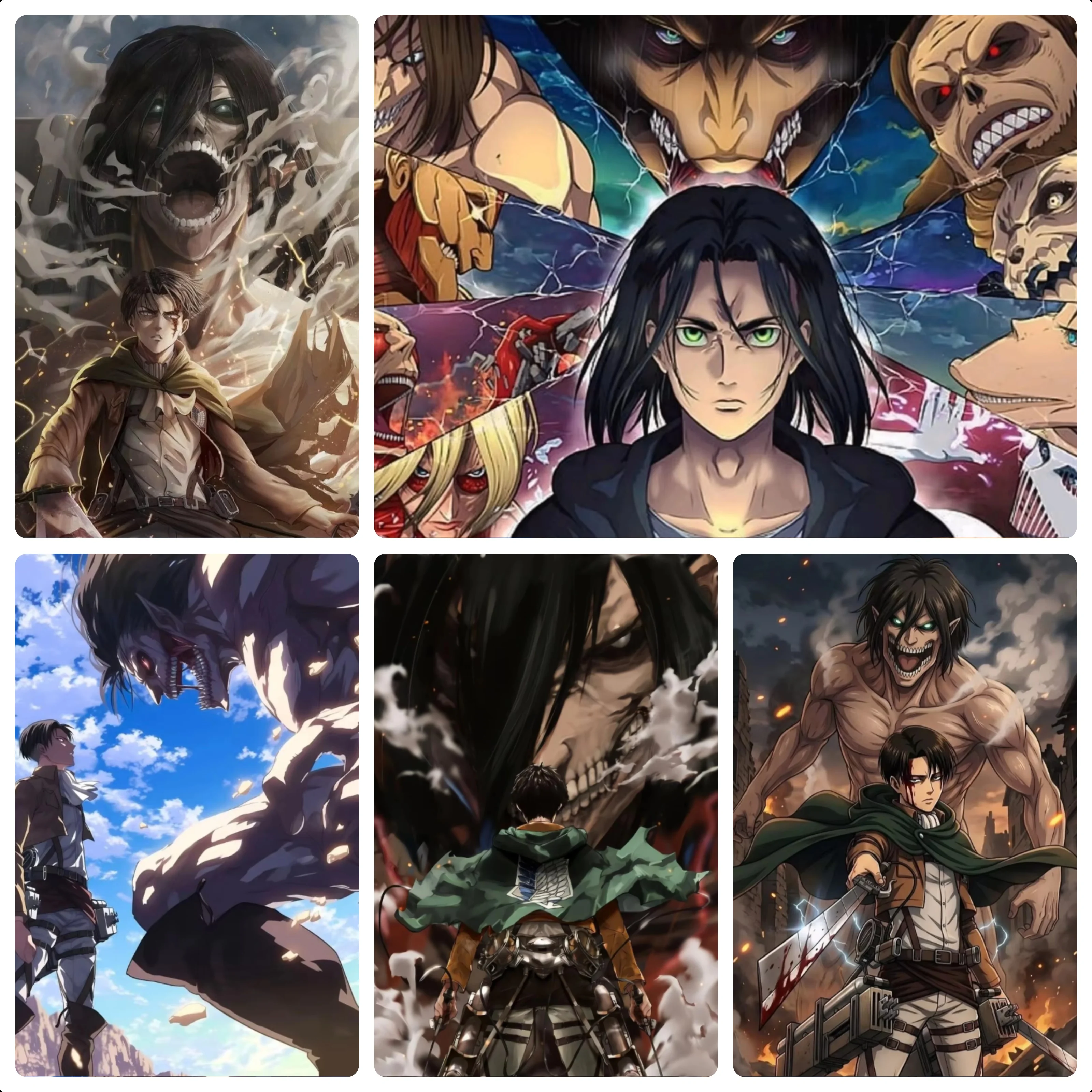 Attack On Titan Anime Character Jigsaw Puzzles 500/1000/1200/2000PCS Handmade Art Exquisite Home Decor Gift No Frame