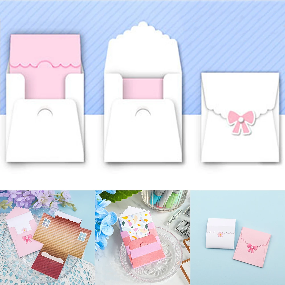 

Metal Cutting Dies Matchbook Envelope/Envelope Gift Card Holder/Matchbook Foldable Mould Knife for DIY Scrapbooking Craft Card