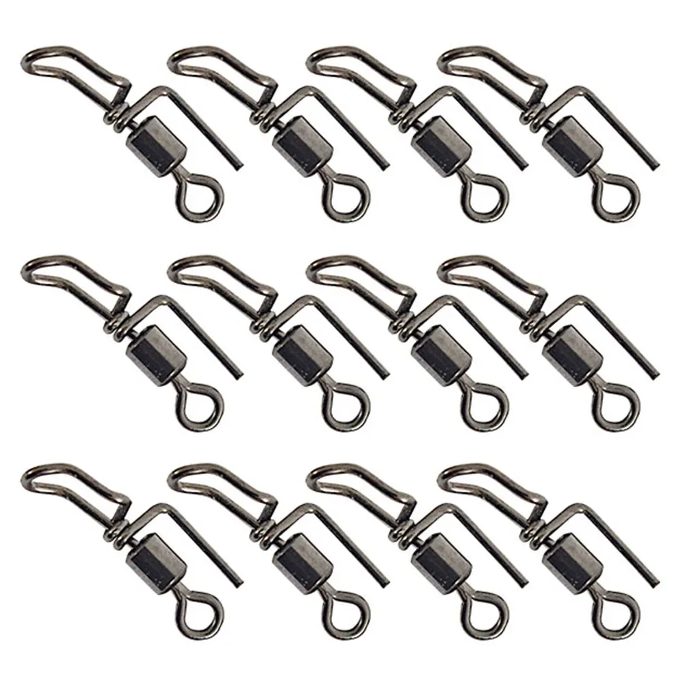 20PCS Cascade Swivels For Sea Fishing Rigs Sea Fishing Clip Down Style Swivel Rotary fishing gear and fishing equipment
