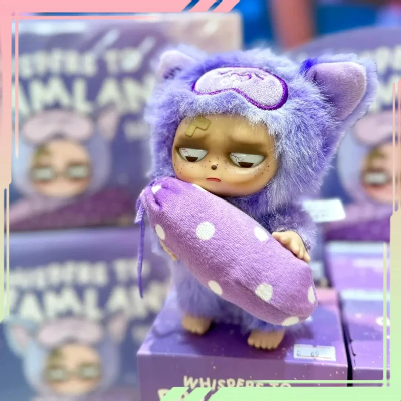 حار V2 النوم Grumpipi سلسلة الهمس إلى دريم لاند صندوق أعمى لعبة الفينيل الوجه المد العصرية لعبة Kawaii قلادة معكرون صندوق الغموض