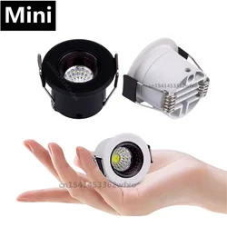 Dimmable mini anti-glare LED downlight 3W5W7W Spotlight COB ceiling light wine cabinet light living room interior lighting bulb