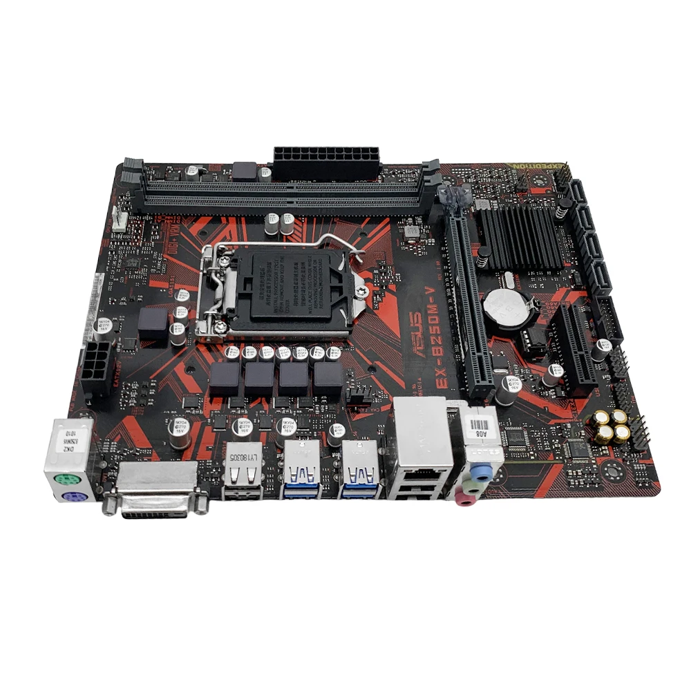 Asus EX-B250M-V Motherboard Intel B250 LGA 1151 DDR4 32GB support Core i5-6500 G3930 7100 6400 6600 7500 6700 7700 G4560