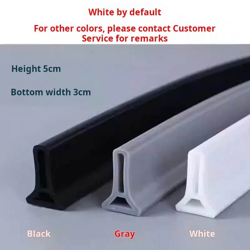 Bathroom Toilet Waterproof Strip Silicone Self-adhesive Waterproof Strip  Shower Room Floor Dry Wet Separation Waterproof Strip view 5
