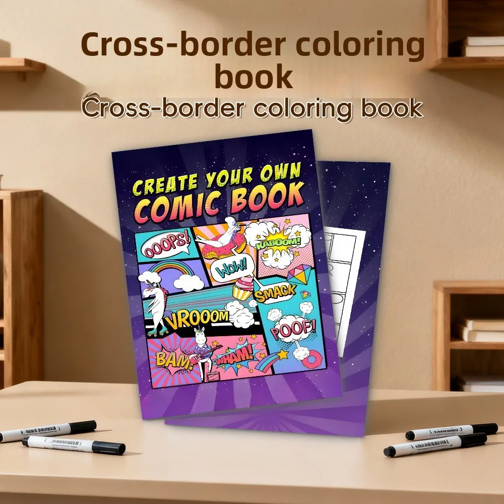 Create Your Own Comic Book Ooops Wow BAM Interactive Drawing Kit for Kids Adults Creative Art Storytelling Gift