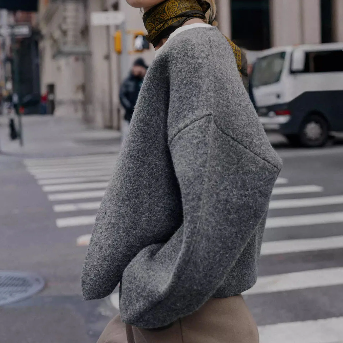 2025 Winter New Women's Faionable Casual Long Sve Double-Sided Knitted Jaet Loose Fit Open Cardigan Sle Daily Wear