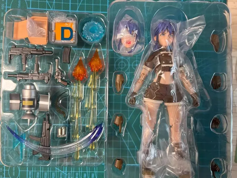 

TUNSHI STUDIO 1/12 Scale Leona Action Figure - Classic Japanese Shooting Game Female Soldier 6-Inch Collectible Doll