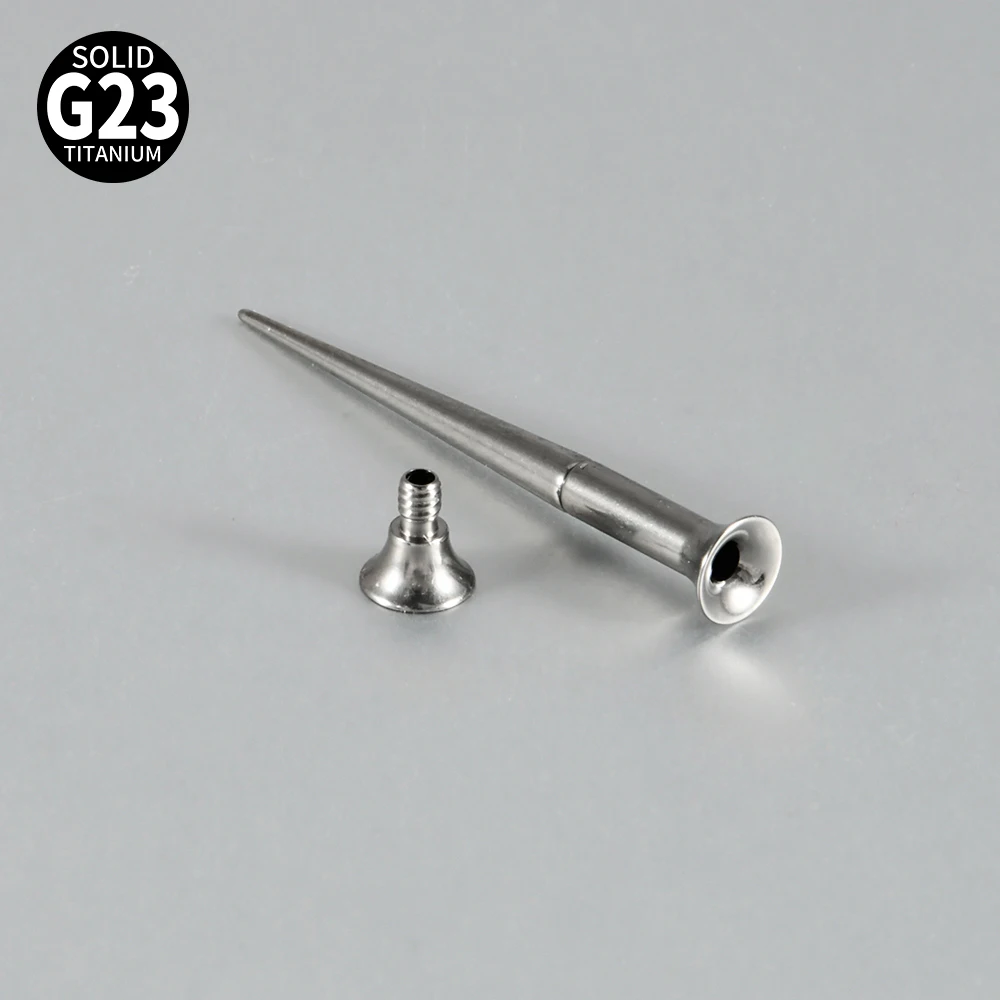 3pcs G23 Titanium Ear Taper Kit, Body Piercing Expander Set