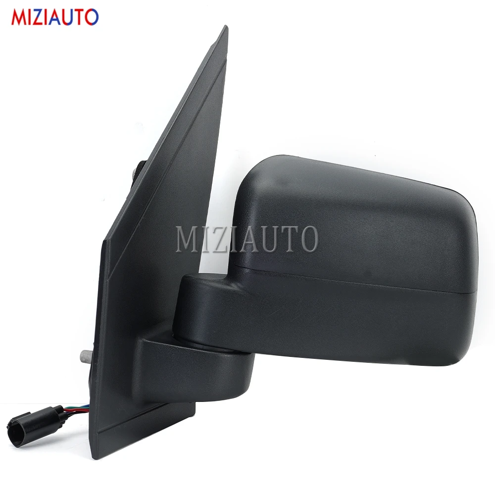 5 Pins Door Wing Side Mirror Cover for Ford Transit Connect 2010 2011 Rearview Black Replacement Power Car Assembly Waterproof