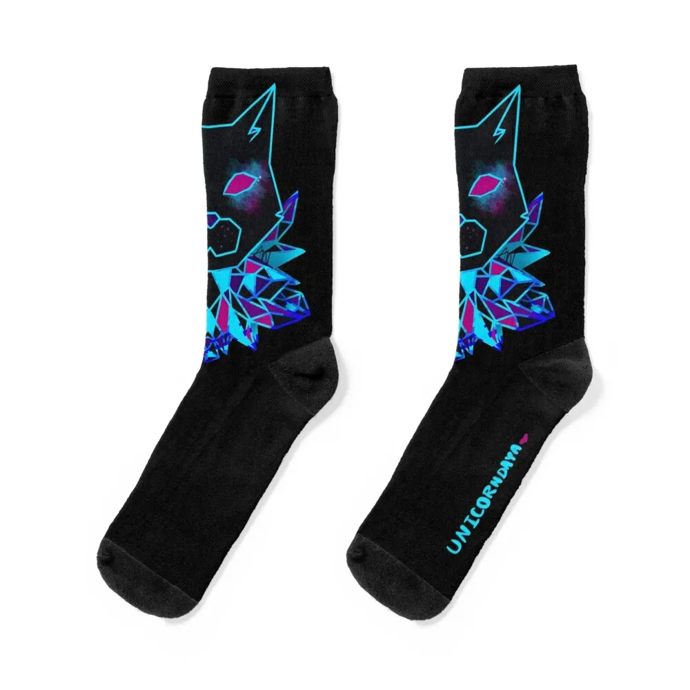 

Neon cat ( Socks Lots Heating sock FASHION anti-slip Women's Socks Men's
