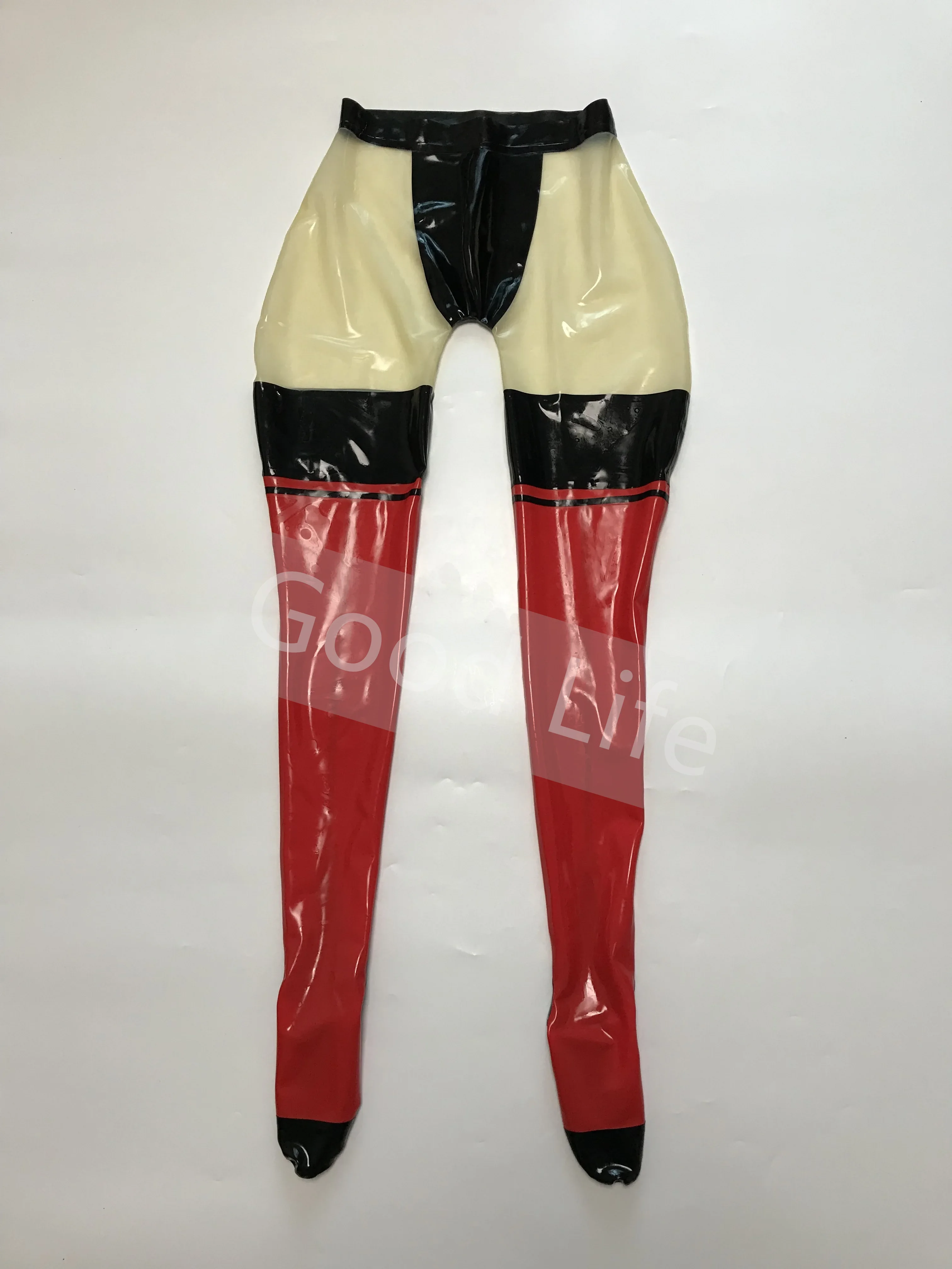 

Multicolor Fetish Latex Leggings Men's Sexy Male Long Pants Gummi Rubber Trousers Cosplay Party Outfit Plus Size