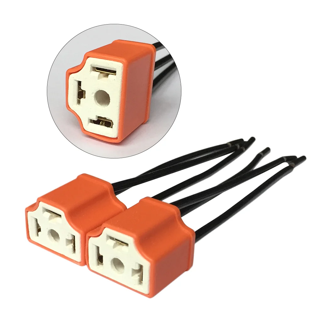 

2Pcs Automotive Relay Socket Ceramic Base Holder Auto Headlight Control Car Alarm Horn 12V 10a Relay Universal