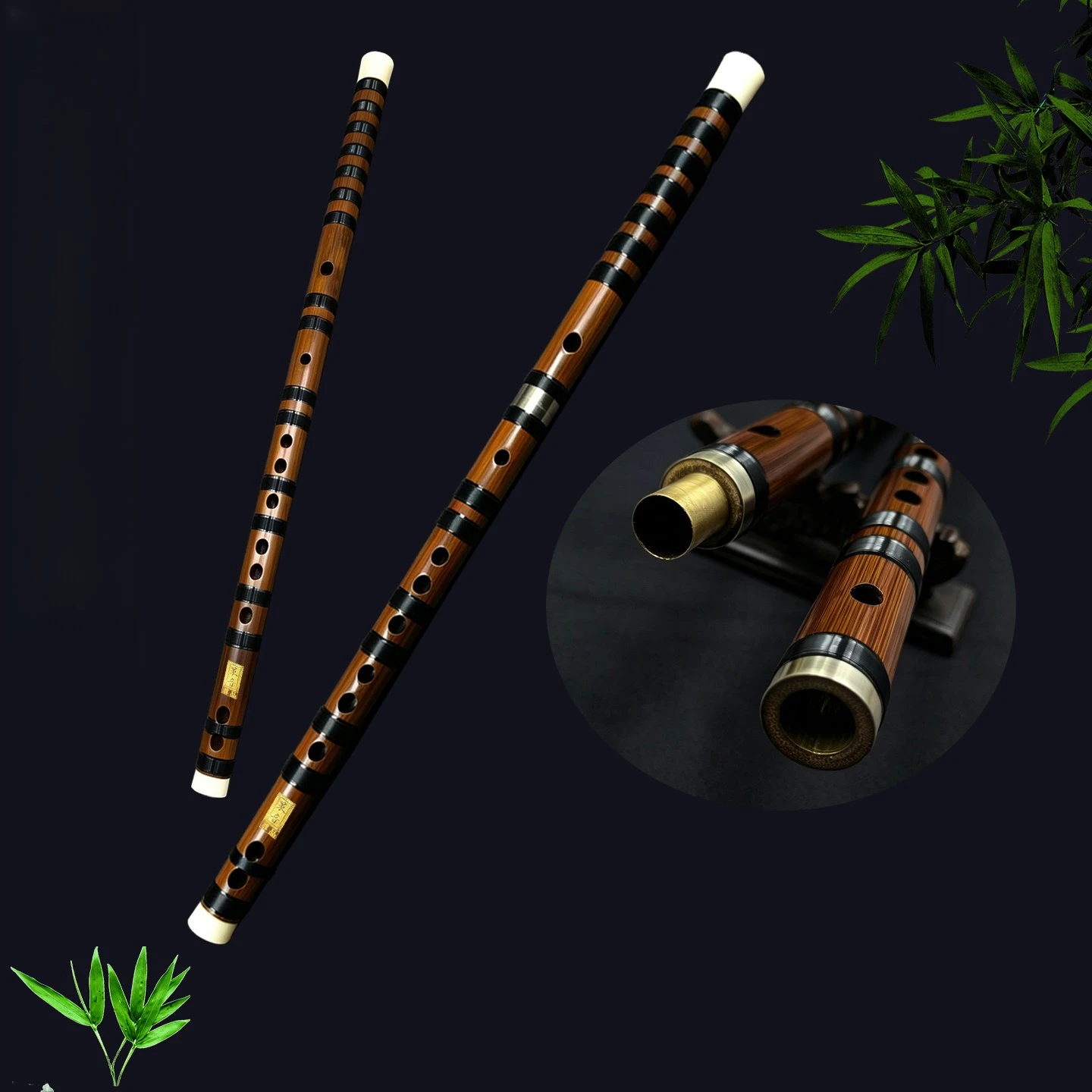 Professional Bamboo Flute, Superior Old Material, Accurate Tuning, Rich Sound, Dynamic and Melodic, Concert Quality Instrument