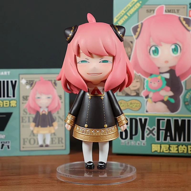 POPMART Blind Box 1/6szt Spy Play House Ania'S Daily Series Figurka Anime Pvc Tide Play Doll Zabawka Ozdoby na biurko Prezent urodzinowy