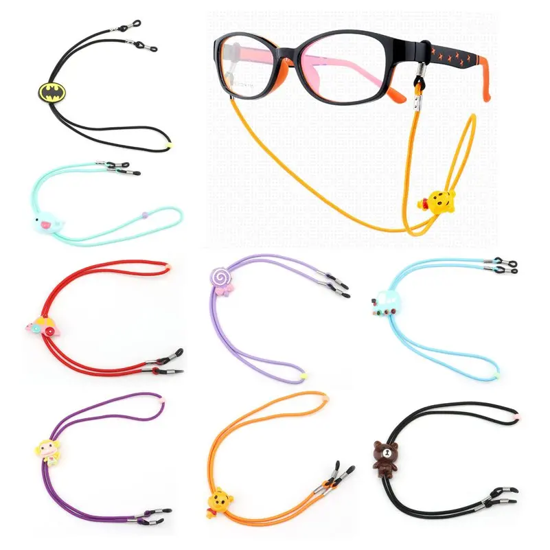 Children Masks Chain Cartoon Adjustable Length Glasses Chain Face Mask Lanyard Strap Kids Boy Anti-lost Neck Hanging Cord Holder