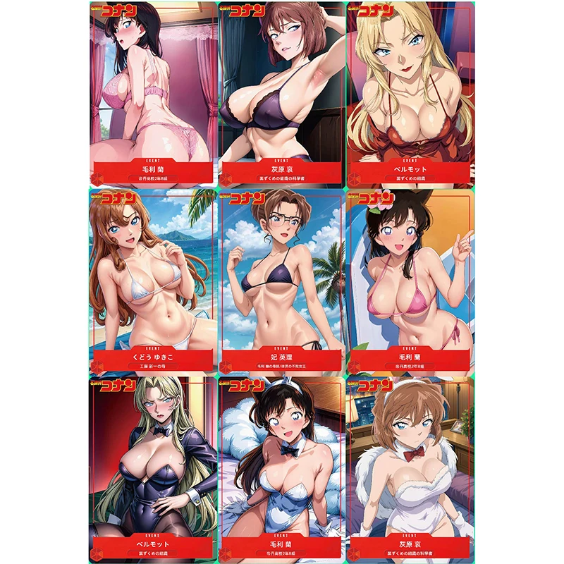 One Piece Collectible Cards Boys Games Toys Table Games Birthday Gifts DIY Anime Shenhe Ganyu Nahida Nakime Premium Flash Card