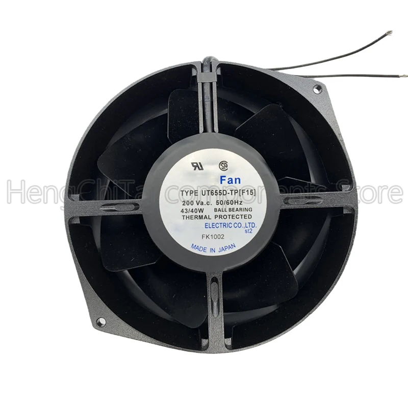

Original 100% Working UT655D-TP(F15) UT655D-TP F15 200V 50/60Hz 43/40W cooling fan