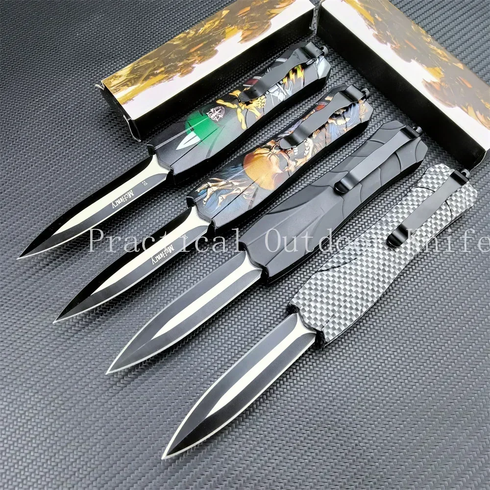 Multifunction BM Open Outdoor D2 Blade Hunting Knife Tactical EDC Knives ABS Handle Survival Pocket Tool with Clip