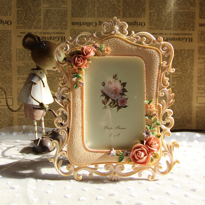 

CL photo studio photo frame table light luxury wedding dress six-inch handmade decoration ornament two sofaframe