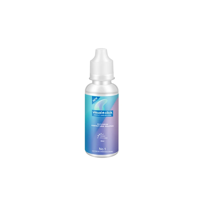 60ml Contact Lenses Solution Cleaner Replenish Multi-Purpose Solution for Soft Contact Lenses