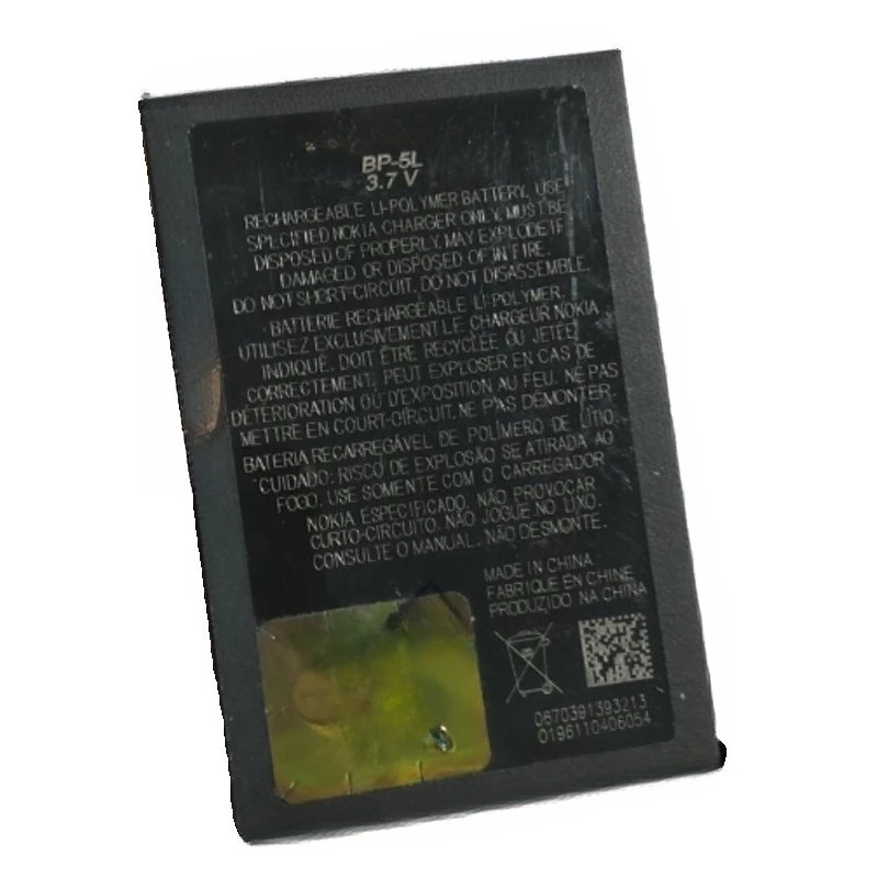 BP-5L High Quality Replacement Battery 3.7V 1500mAh for Nokia E61 E62 N800 N92 7710 770 7700 9500 Brand New Replacement Battery