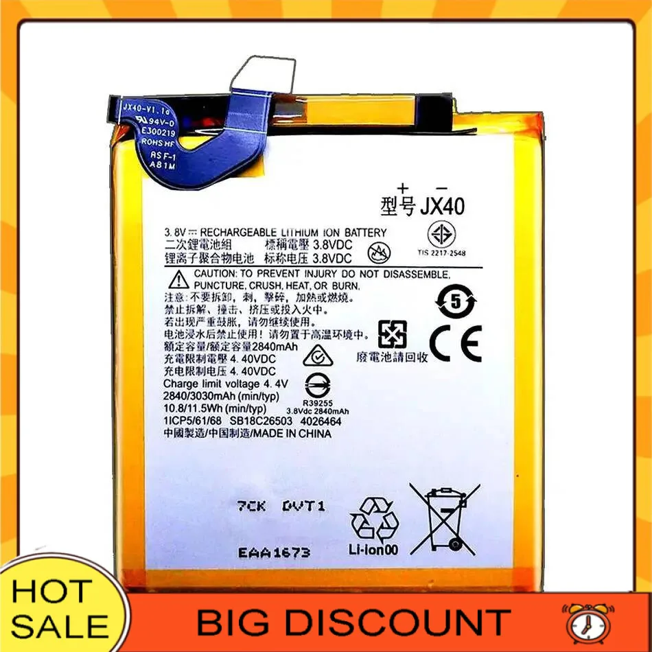 

Fast Charging Reliable Power 3030Mah For Motorola Moto JX40 Mobile Phone Battery