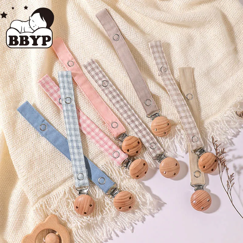 2Pcs Baby Cotton Pacifier Clip Baby Pacifier Smoother Clip Holder Teething Straps Shower Birthday Gifts Products