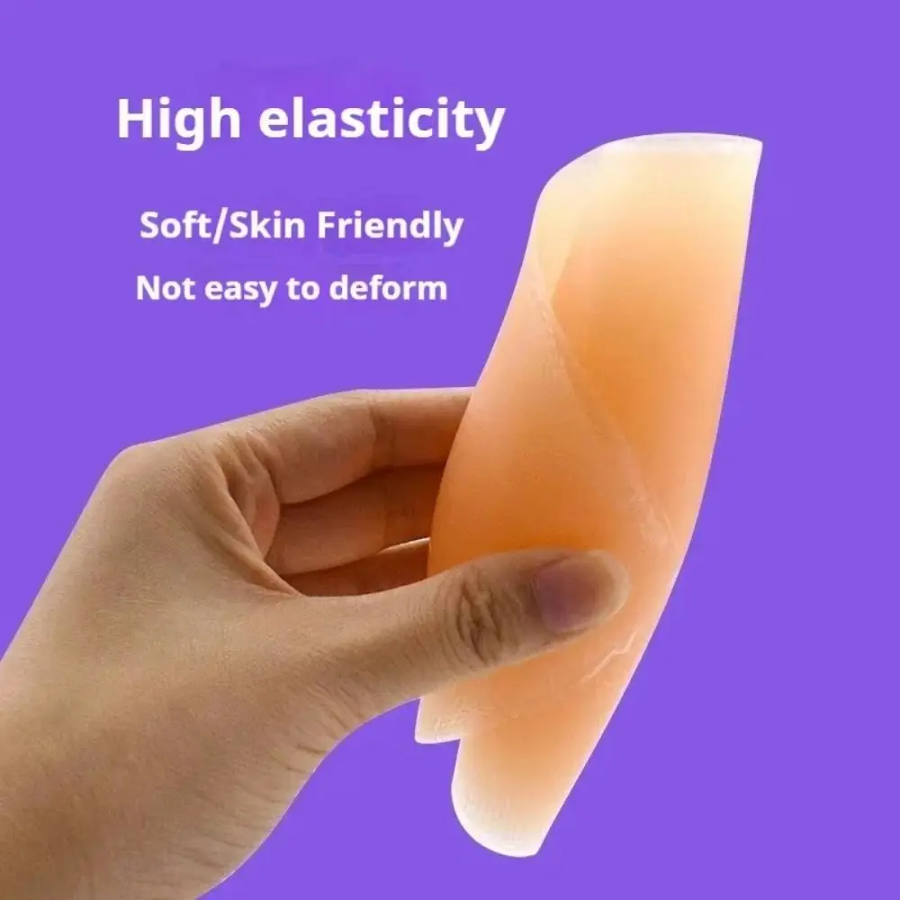 1Pair Removable False Hip Width Pad Hip Simulation Reusable Silicone Hip Up Sticker Realistic Natural Seamless Buttocks Enhancer