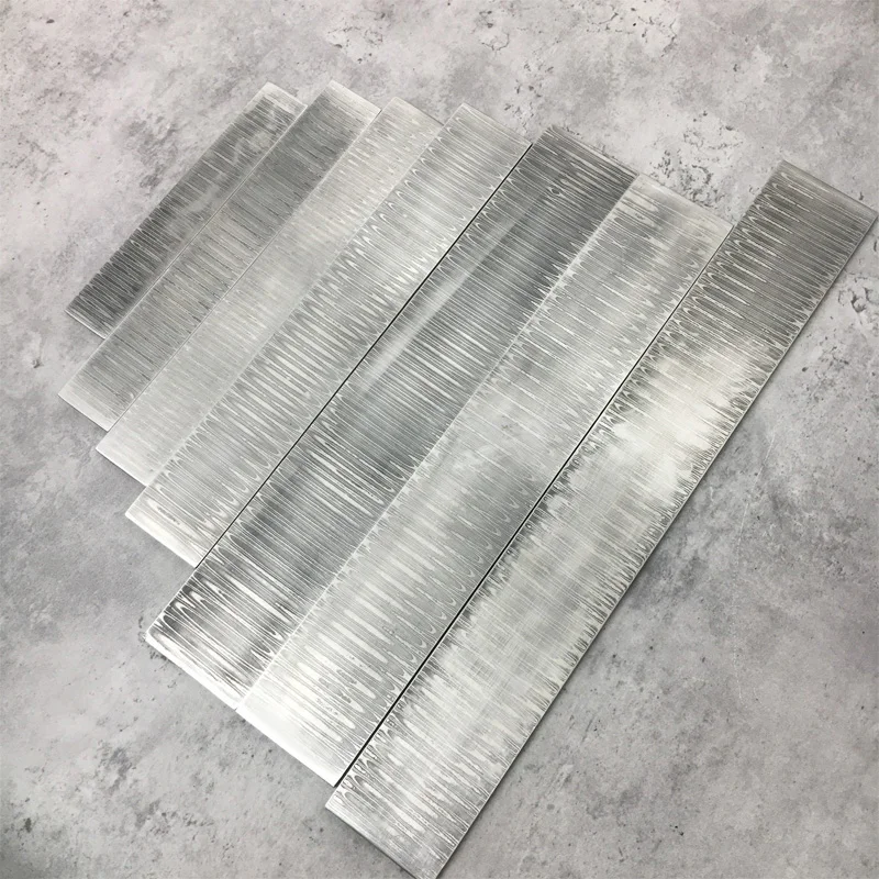 Damas Steel VG10 – Couteau forgé vierge avec motif d'ondulation d'eau, mille couches d'acier pour le bricolage