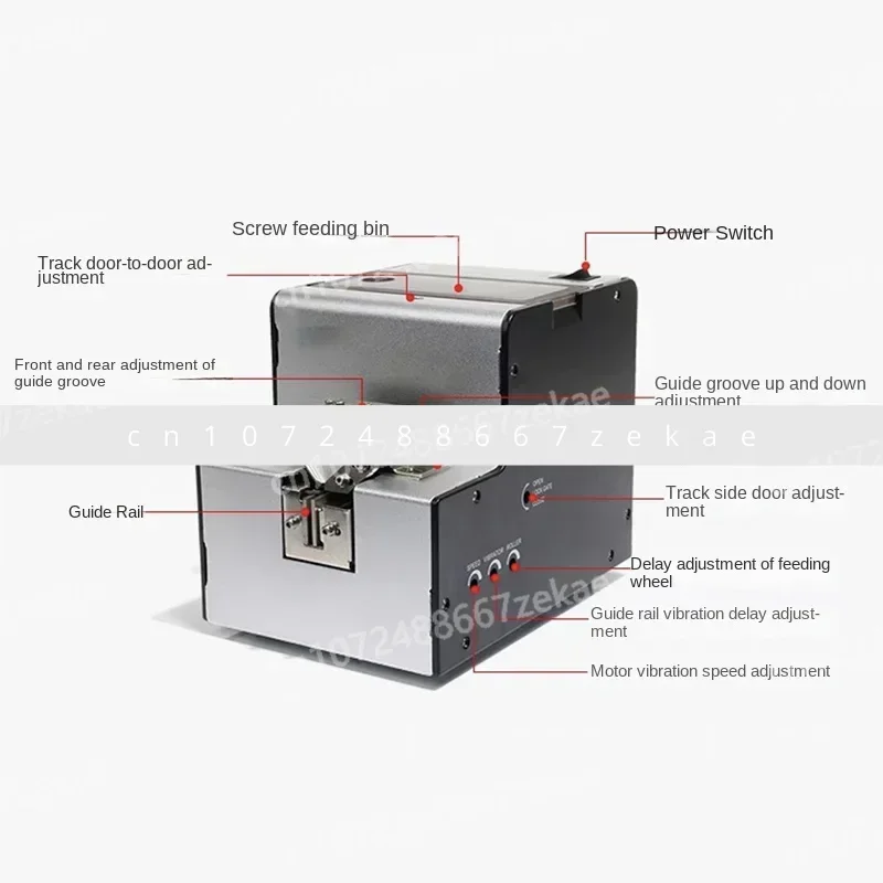 distributeur-de-vis-automatique-d'alimentation-convoyeur-de-vis-220v-machine-d'arrangement-de-vis-entierement-automatique