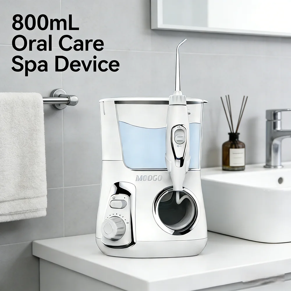 

Профессиональная настольная стоматологическая спа-водоструйная струя, 10 регулируемых режимов, 5 насадок, домашний ирригатор для ухода за полостью рта для глубокой чистки зубов