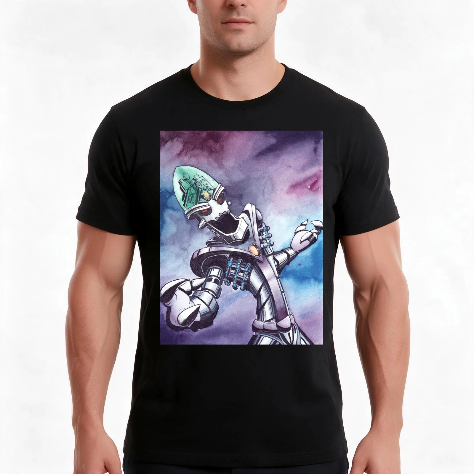Ratchet and Clank Dr Nefraious T-Shirt Summer Casual Cotton Tee Oversized Streetwear Tops Vintage Graphic Print 100% Cotton