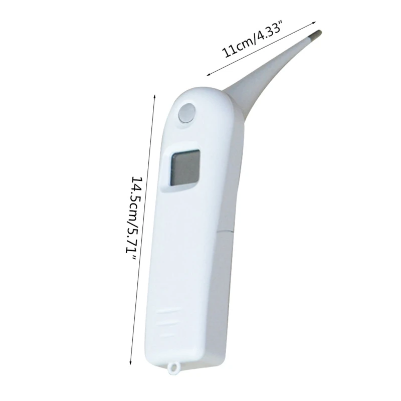 Pet Thermometer for Accurate Rectal Temperature Fit for Pet Cattle for Cat Dog