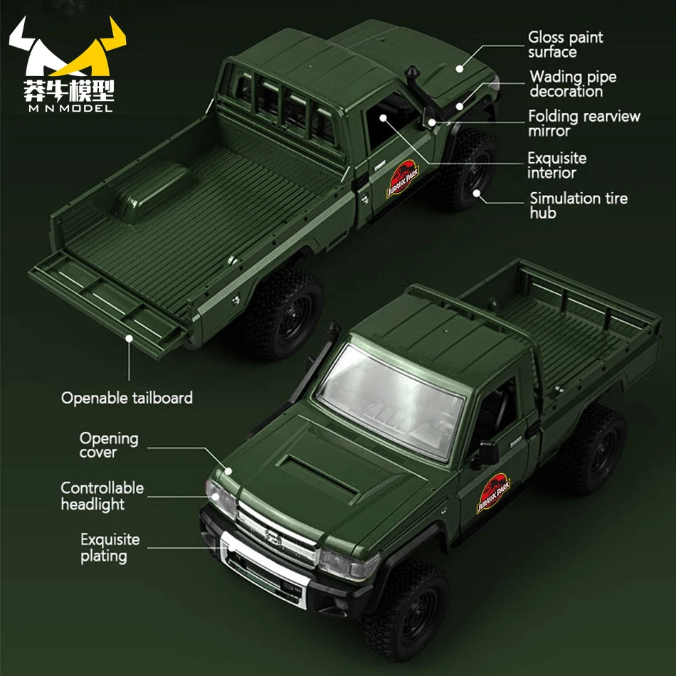 MN MODELLO RC 1:12 4WD Dinosauro Diving Car Arrampicata Fuoristrada Wading Veicolo Rock Crawler Pala Cassetta degli attrezzi Camion Giocattolo per regalo per adulti