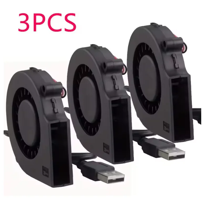 1-3PCS 75Mm Usb Fan…