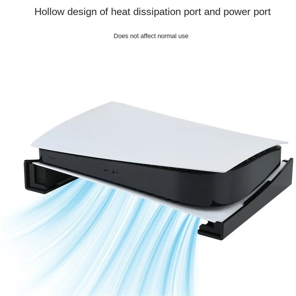 Desktop Horizontal Bracket Stand for Disc & Digital Editions Game Console, Cooling Base Stand