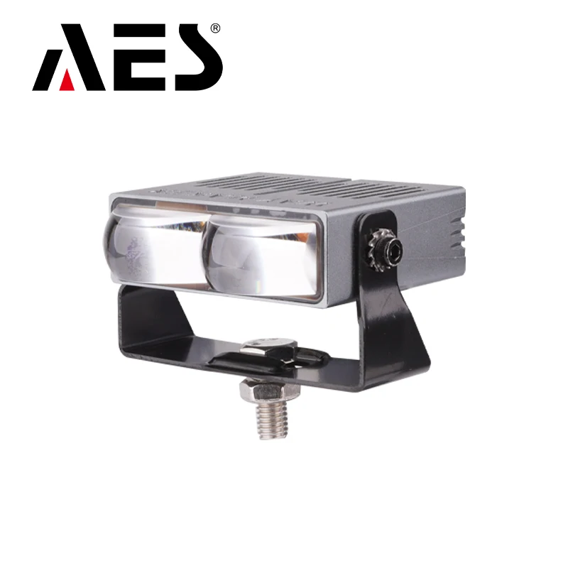 2025 AES Newest SD004 Mini Laser Waterproof Auxiliary Lamp Car Headlight Solution 2PCS Two Colors Motorcycle Auxiliary Lamp